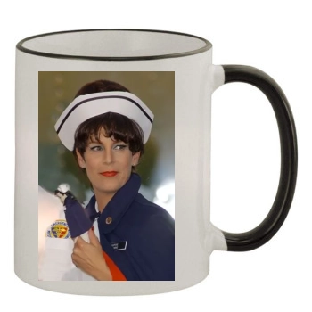 Jamie Lee Curtis 11oz Colored Rim & Handle Mug