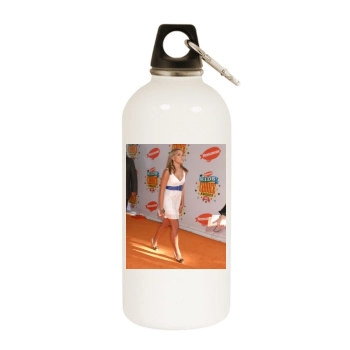 Jamie Lynn Spears White Water Bottle With Carabiner