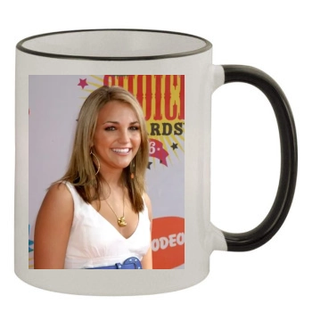 Jamie Lynn Spears 11oz Colored Rim & Handle Mug