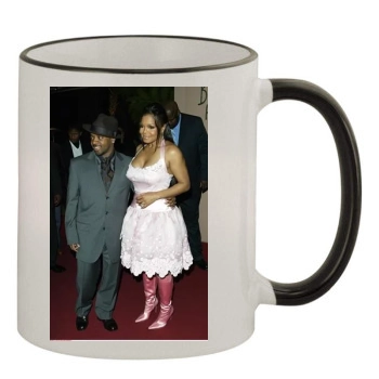 Janet Jackson 11oz Colored Rim & Handle Mug