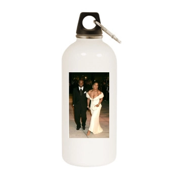 Janet Jackson White Water Bottle With Carabiner