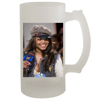 Janet Jackson 16oz Frosted Beer Stein