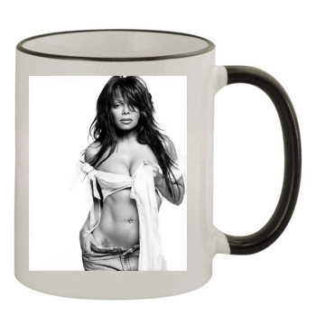 Janet Jackson 11oz Colored Rim & Handle Mug