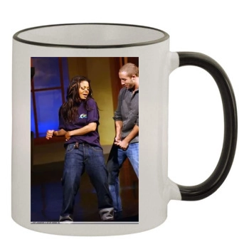 Janet Jackson 11oz Colored Rim & Handle Mug