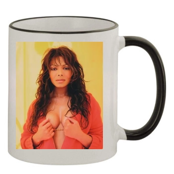 Janet Jackson 11oz Colored Rim & Handle Mug