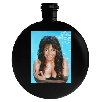 Janet Jackson Round Flask