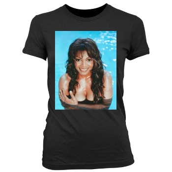 Janet Jackson Women's Junior Cut Crewneck T-Shirt