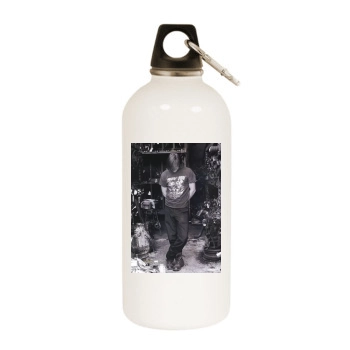 Jared Leto White Water Bottle With Carabiner