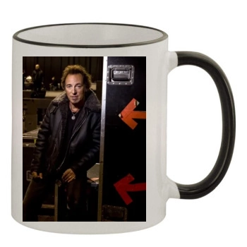 Bruce Springsteen 11oz Colored Rim & Handle Mug