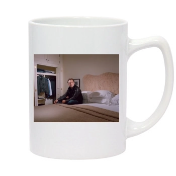 Christian Slater 14oz White Statesman Mug