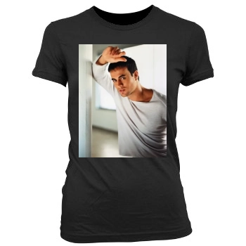 Enrique Iglesias Women's Junior Cut Crewneck T-Shirt