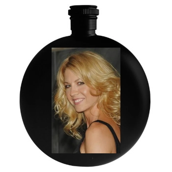 Jenna Elfman Round Flask