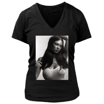 Jenna Jameson Women's Deep V-Neck TShirt