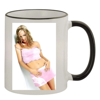 Jennie Garth 11oz Colored Rim & Handle Mug