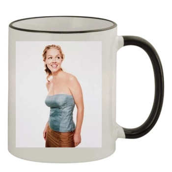 Jennie Garth 11oz Colored Rim & Handle Mug