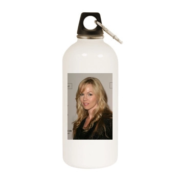 Jennie Garth White Water Bottle With Carabiner