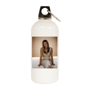 Jennifer Aniston White Water Bottle With Carabiner