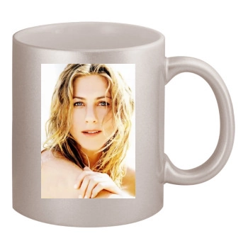 Jennifer Aniston 11oz Metallic Silver Mug