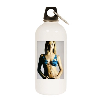 Jennifer Aniston White Water Bottle With Carabiner