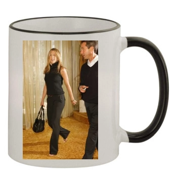 Jennifer Aniston 11oz Colored Rim & Handle Mug