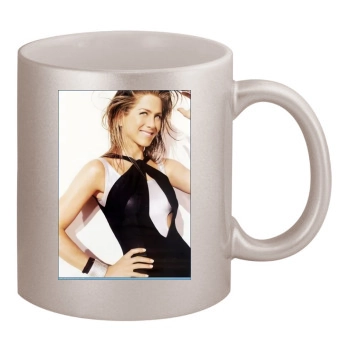 Jennifer Aniston 11oz Metallic Silver Mug