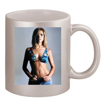 Jennifer Aniston 11oz Metallic Silver Mug