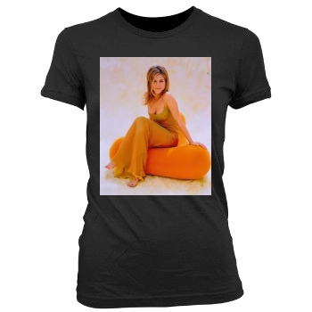 Jennifer Aniston Women's Junior Cut Crewneck T-Shirt