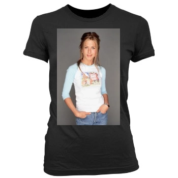 Jennifer Aniston Women's Junior Cut Crewneck T-Shirt