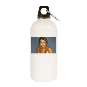 Jennifer Aniston White Water Bottle With Carabiner