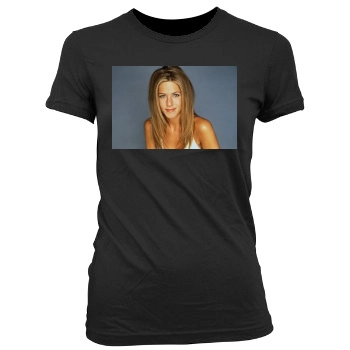 Jennifer Aniston Women's Junior Cut Crewneck T-Shirt