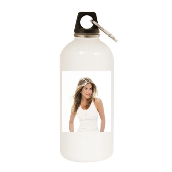 Jennifer Aniston White Water Bottle With Carabiner