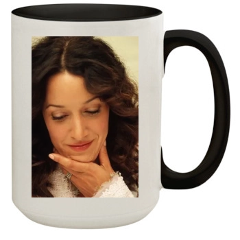 Jennifer Beals 15oz Colored Inner & Handle Mug