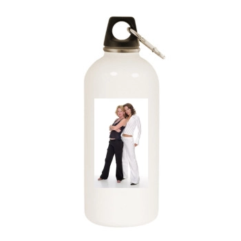 Jennifer Beals White Water Bottle With Carabiner