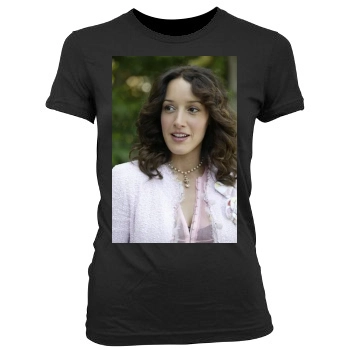 Jennifer Beals Women's Junior Cut Crewneck T-Shirt