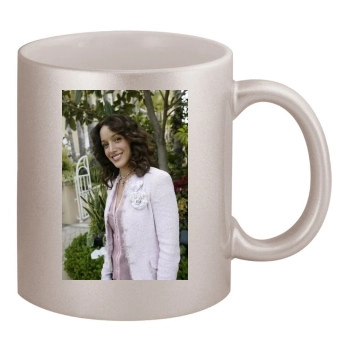 Jennifer Beals 11oz Metallic Silver Mug