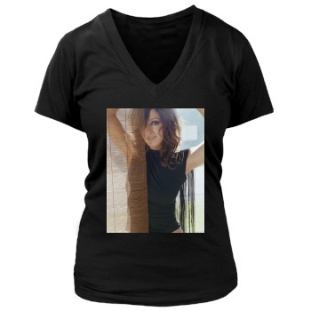 Jennifer Beals Women's Deep V-Neck TShirt