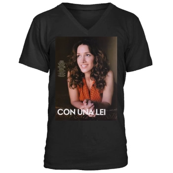 Jennifer Beals Men's V-Neck T-Shirt