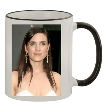 Jennifer Connelly 11oz Colored Rim & Handle Mug