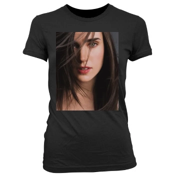 Jennifer Connelly Women's Junior Cut Crewneck T-Shirt