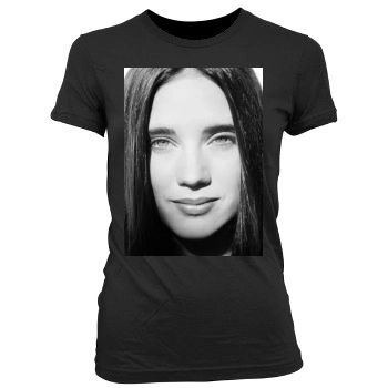 Jennifer Connelly Women's Junior Cut Crewneck T-Shirt