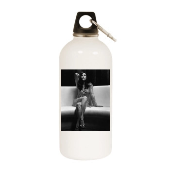 Jennifer Connelly White Water Bottle With Carabiner