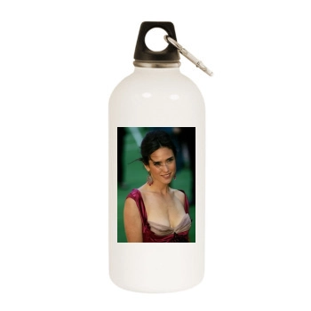 Jennifer Connelly White Water Bottle With Carabiner