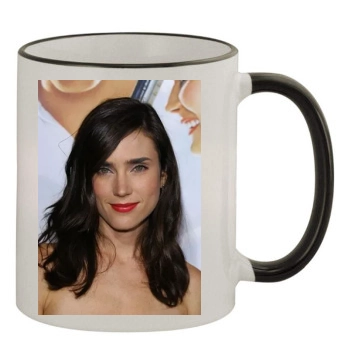 Jennifer Connelly 11oz Colored Rim & Handle Mug