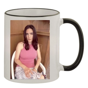 Jennifer Connelly 11oz Colored Rim & Handle Mug