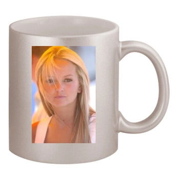 Jennifer Ellison 11oz Metallic Silver Mug