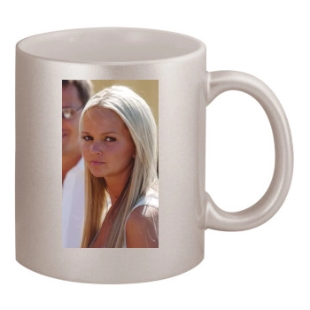 Jennifer Ellison 11oz Metallic Silver Mug