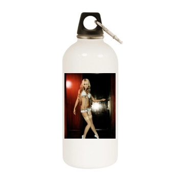 Jennifer Ellison White Water Bottle With Carabiner
