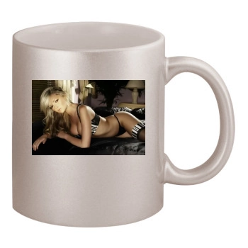 Jennifer Ellison 11oz Metallic Silver Mug