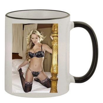 Jennifer Ellison 11oz Colored Rim & Handle Mug