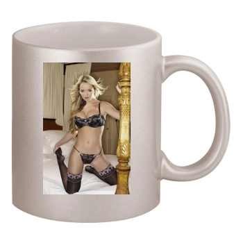 Jennifer Ellison 11oz Metallic Silver Mug